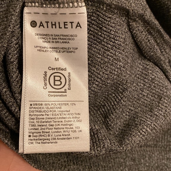 Athleta Uptempo Henley Top - Picture 7 of 7
